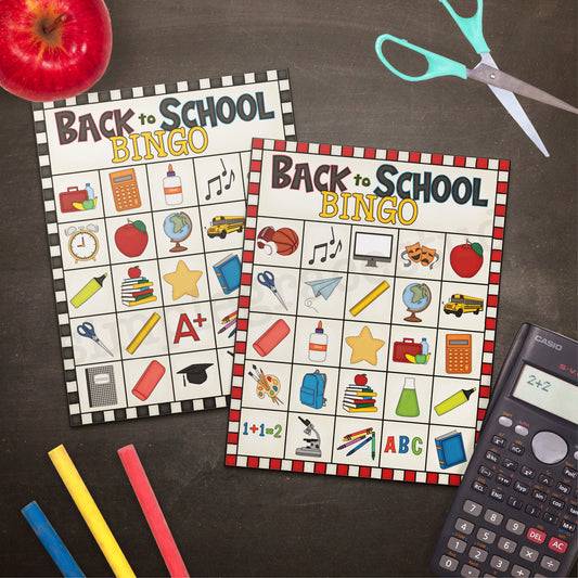 Back to School Bingo
