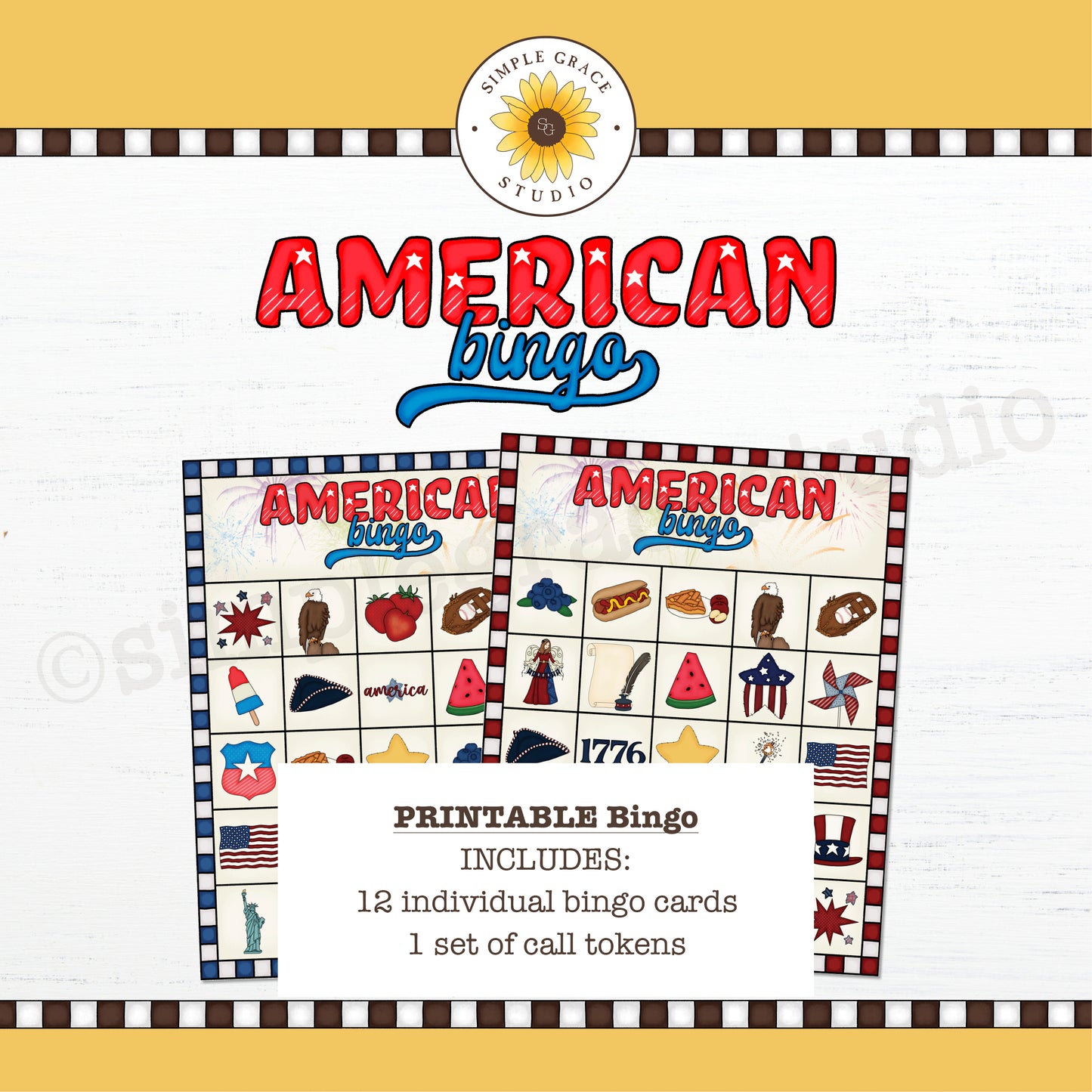4th of July Bingo