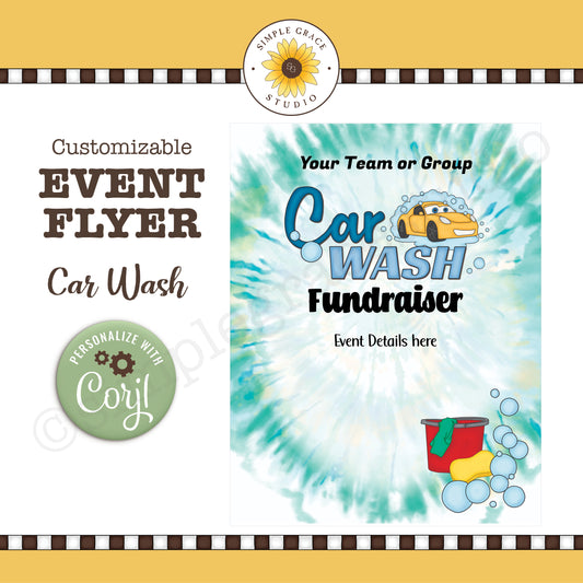 Car Wash Fundraiser Flyer