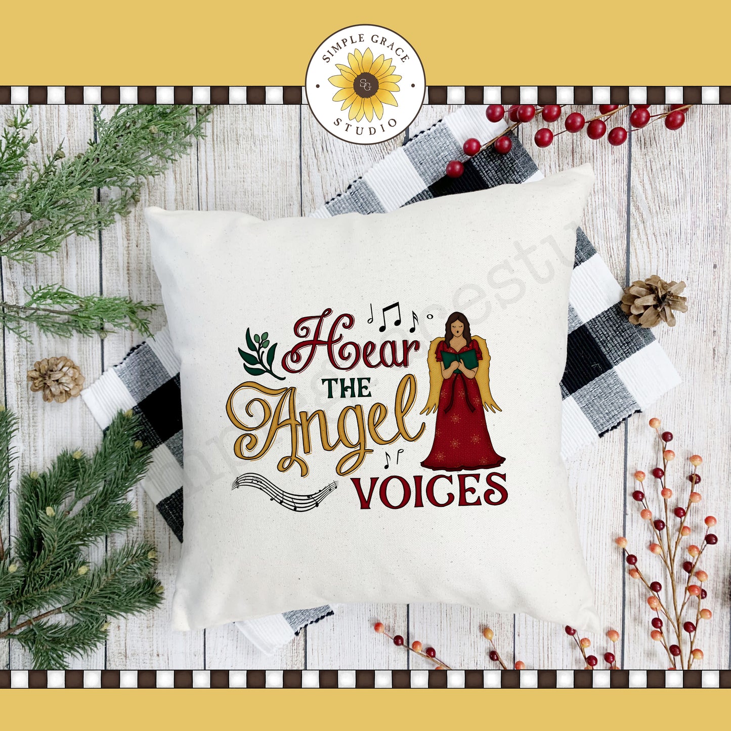 Hear the Angel Voices - Sublimation Design