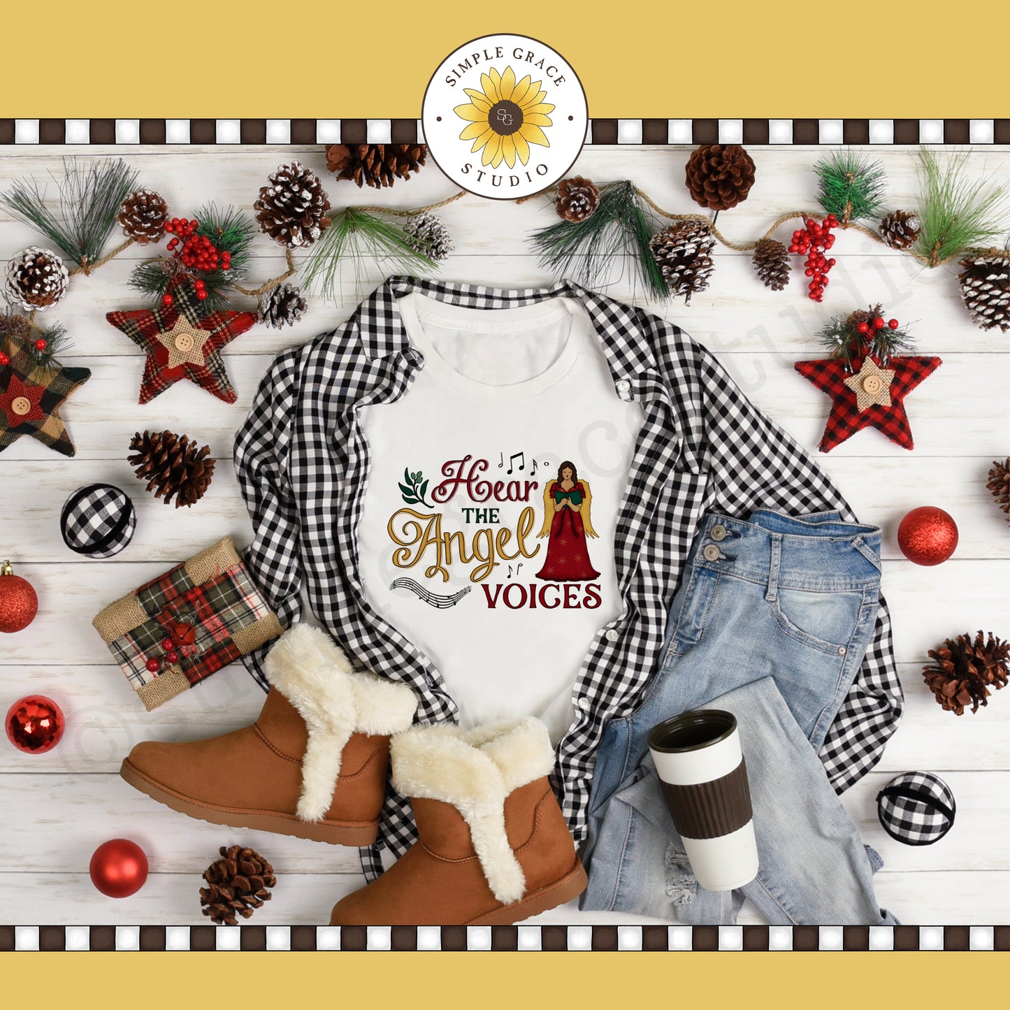 Hear the Angel Voices - Sublimation Design