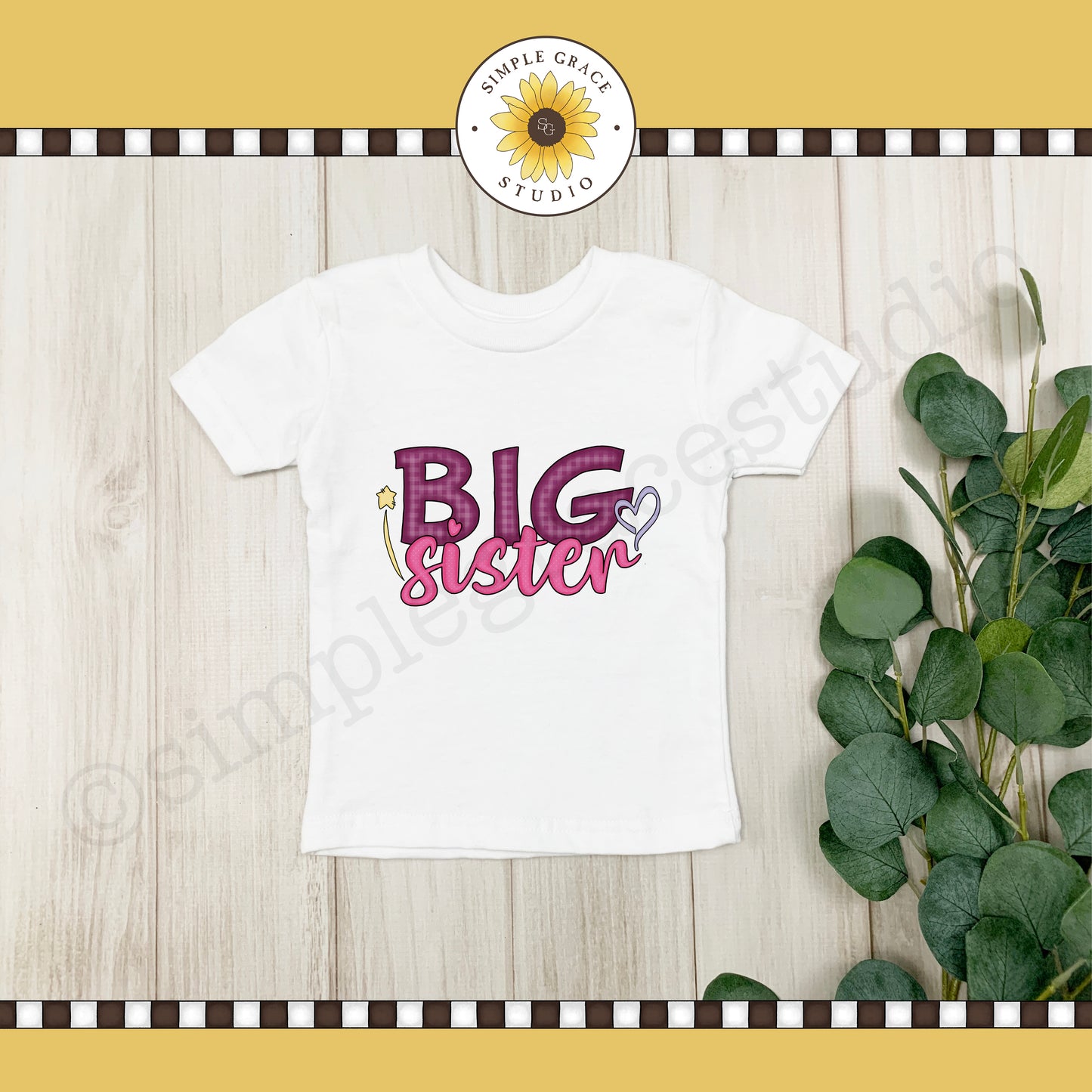 Big Sister Sublimation Clipart