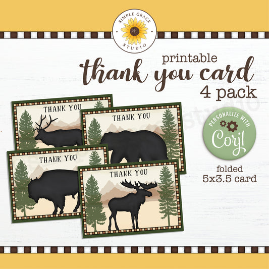 Mountain Thank You Card Set