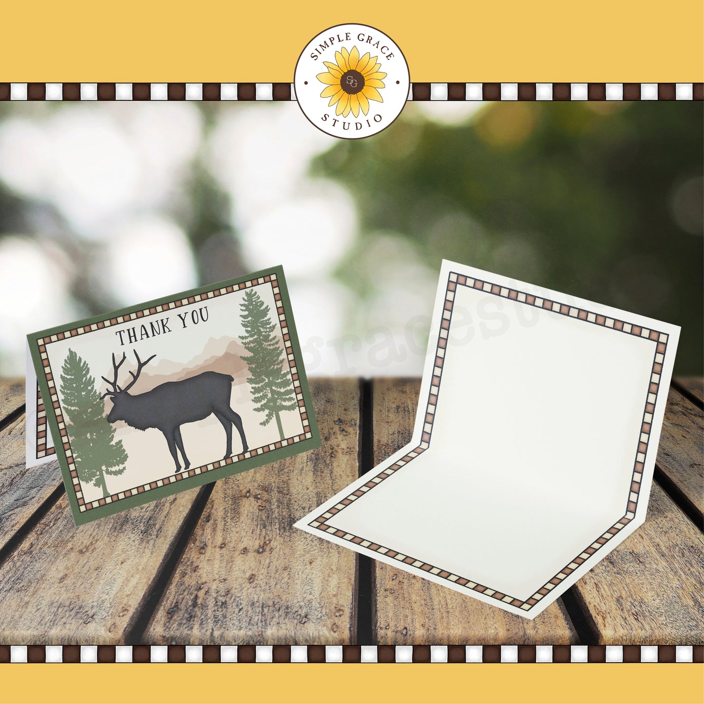 Mountain Thank You Card Set