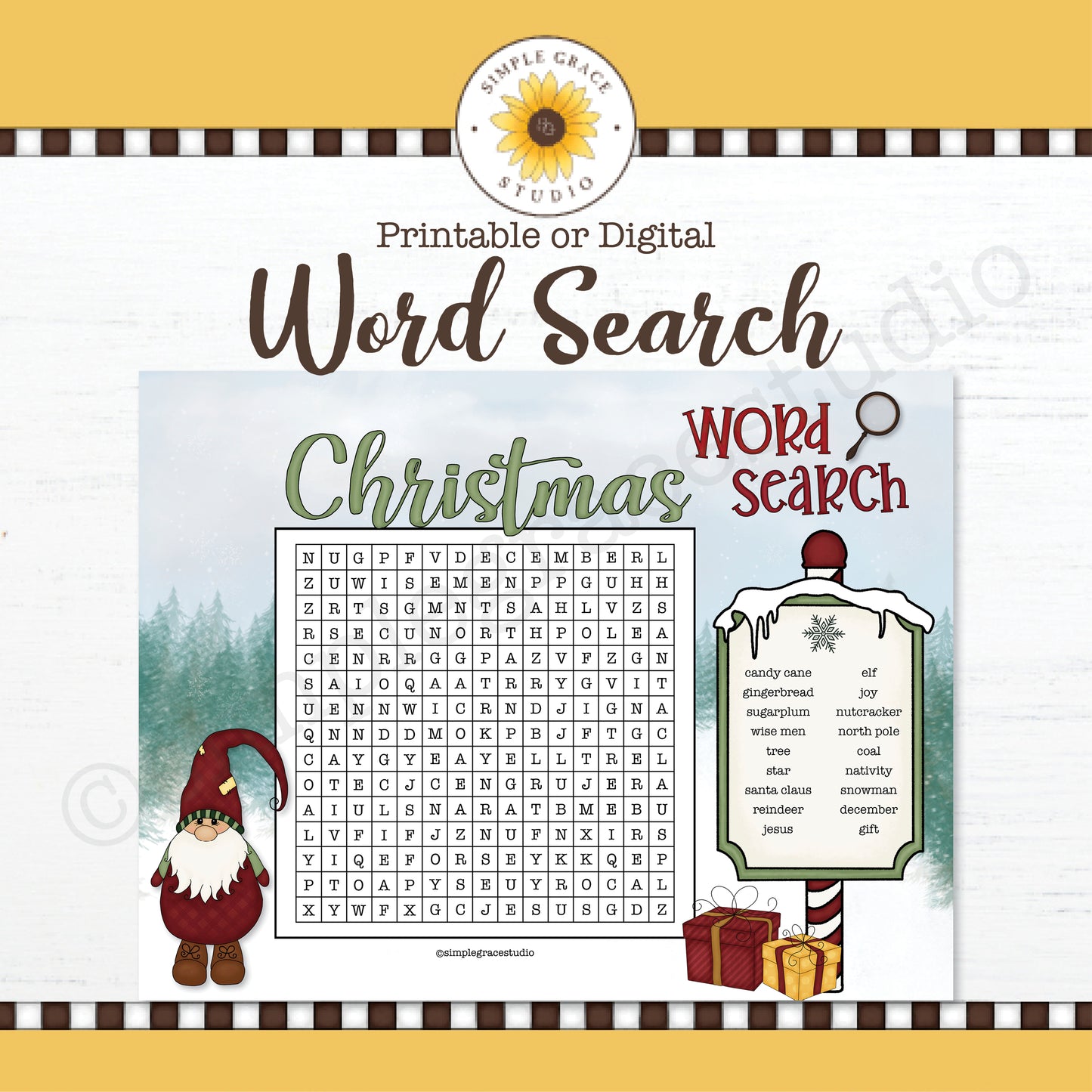 Christmas Word Search
