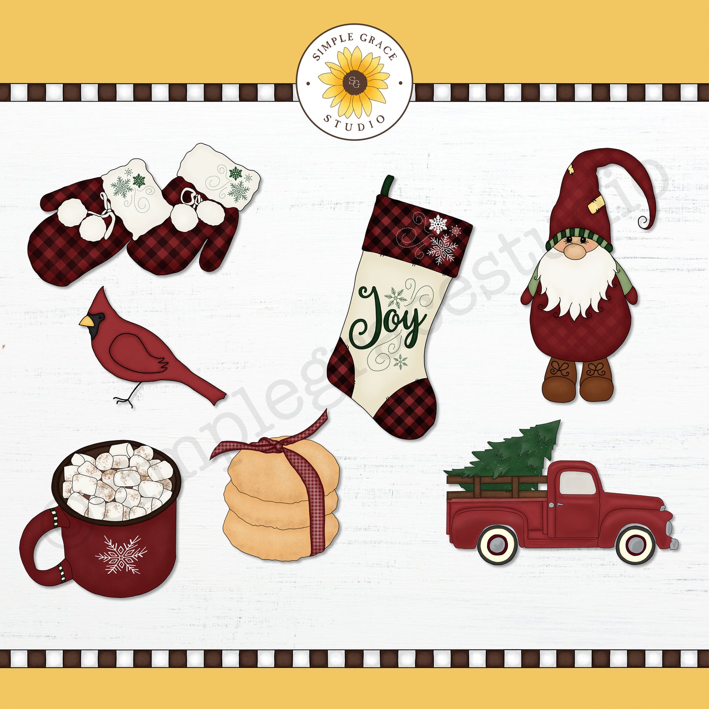 Country Christmas Clipart