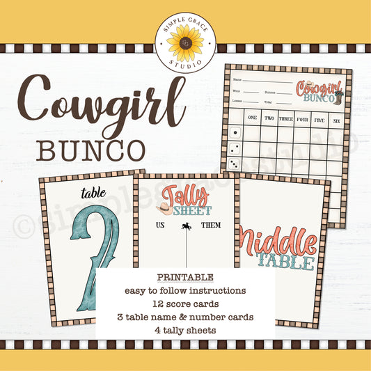 Cowgirl Bunco