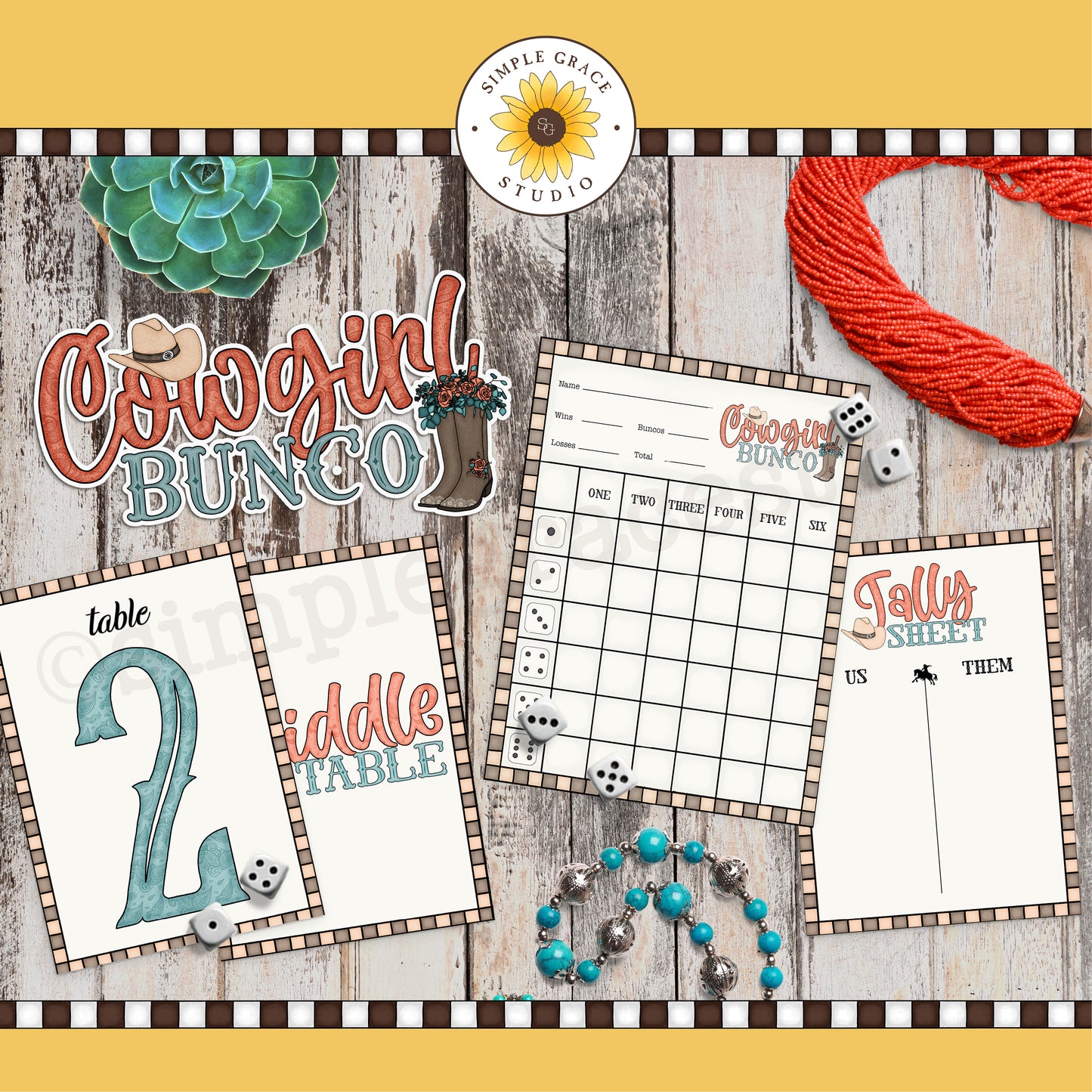 Cowgirl Bunco