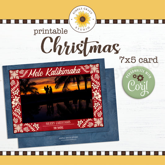 Mele Kalikimaka Christmas Card