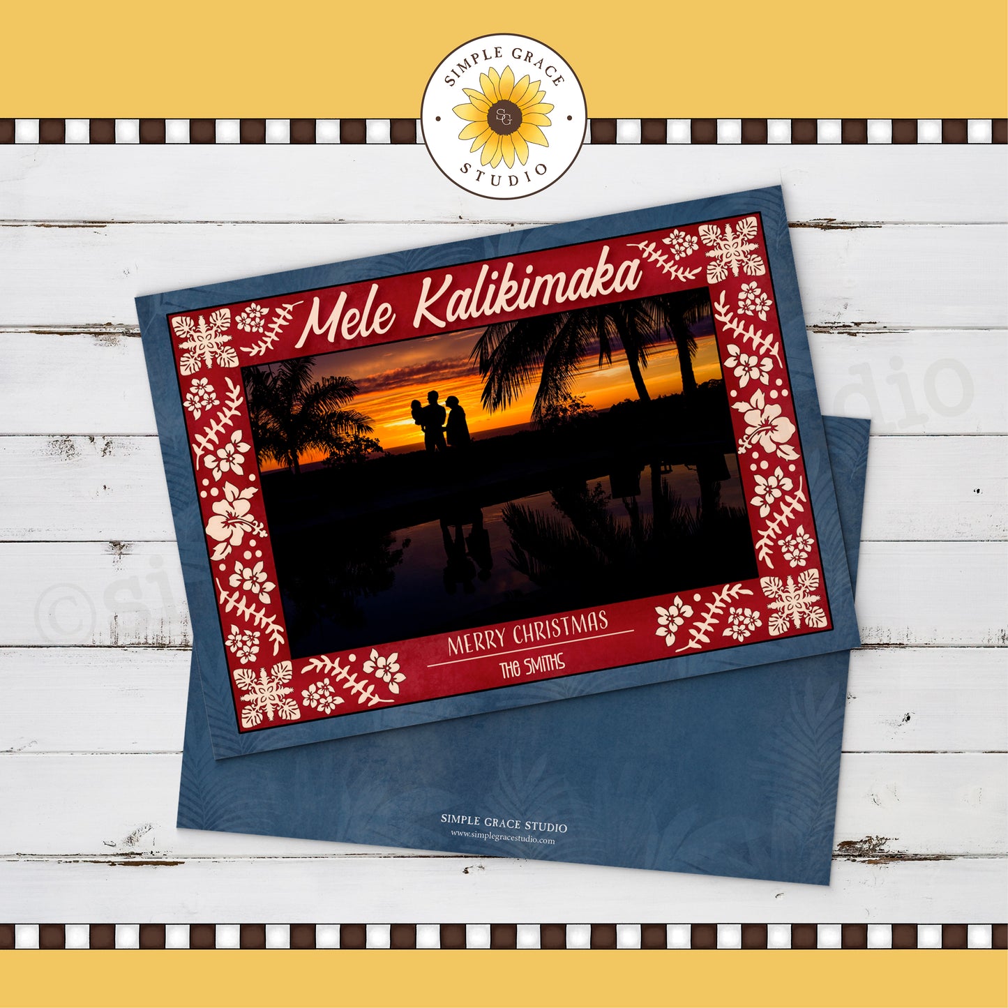 Mele Kalikimaka Christmas Card