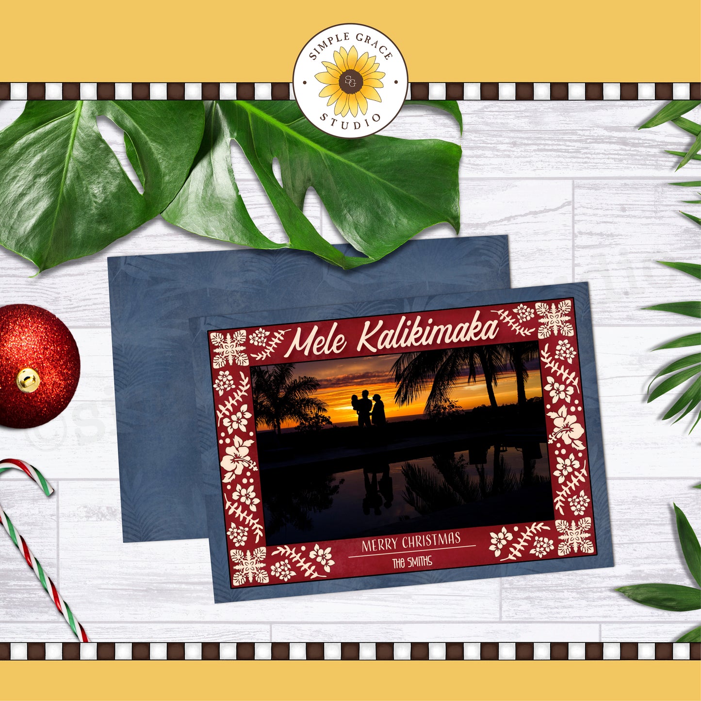 Mele Kalikimaka Christmas Card