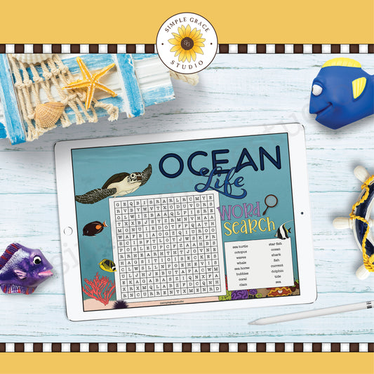 Ocean Life Word Search