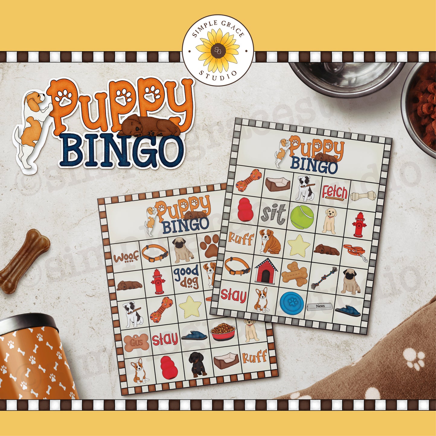 Puppy Party Bingo Bundle