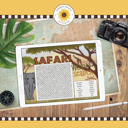 Safari Word Search