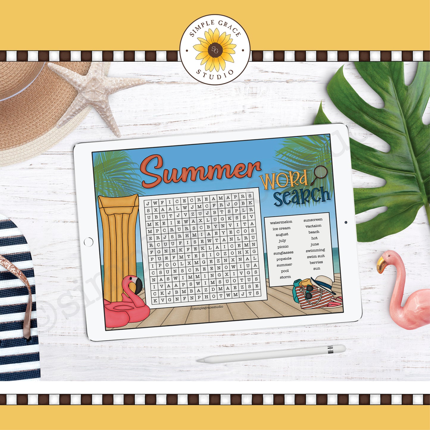 Summer Word Search