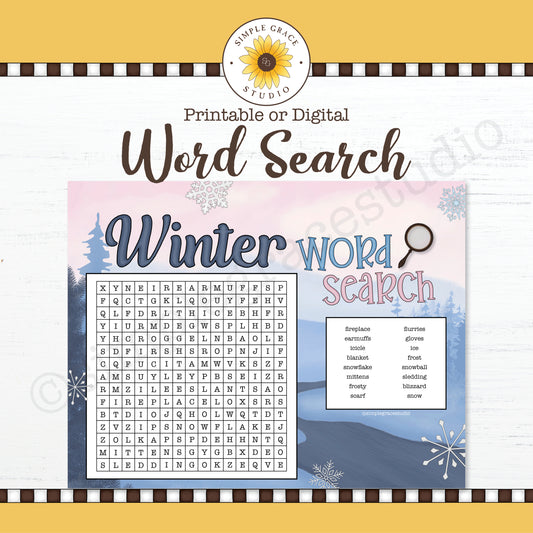 Winter Word Search