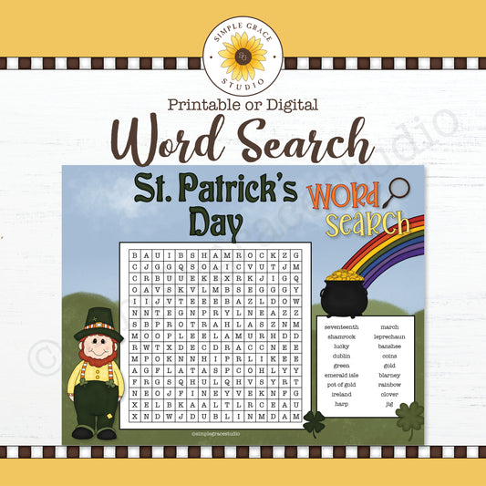 St. Patrick's Day Word Search