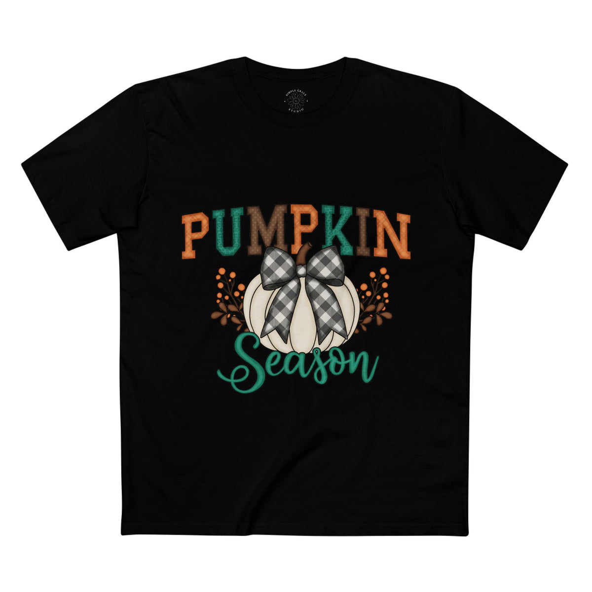 Pumpkin Season Fall Harvest Adult T-Shirt