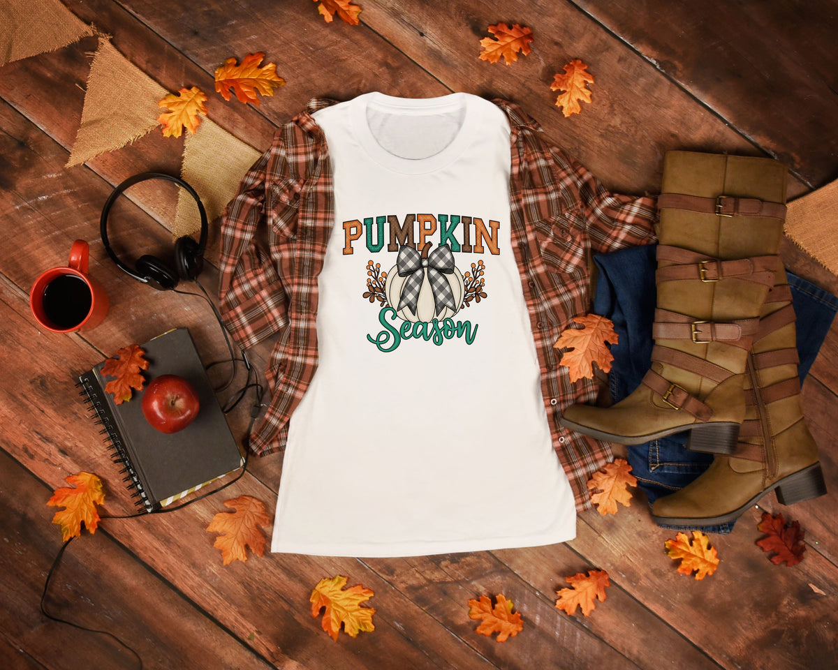 Pumpkin Season Fall Harvest Adult T-Shirt