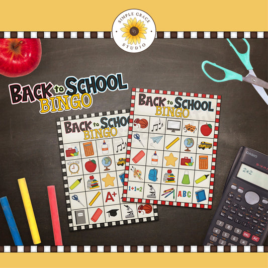 Back to School Bingo