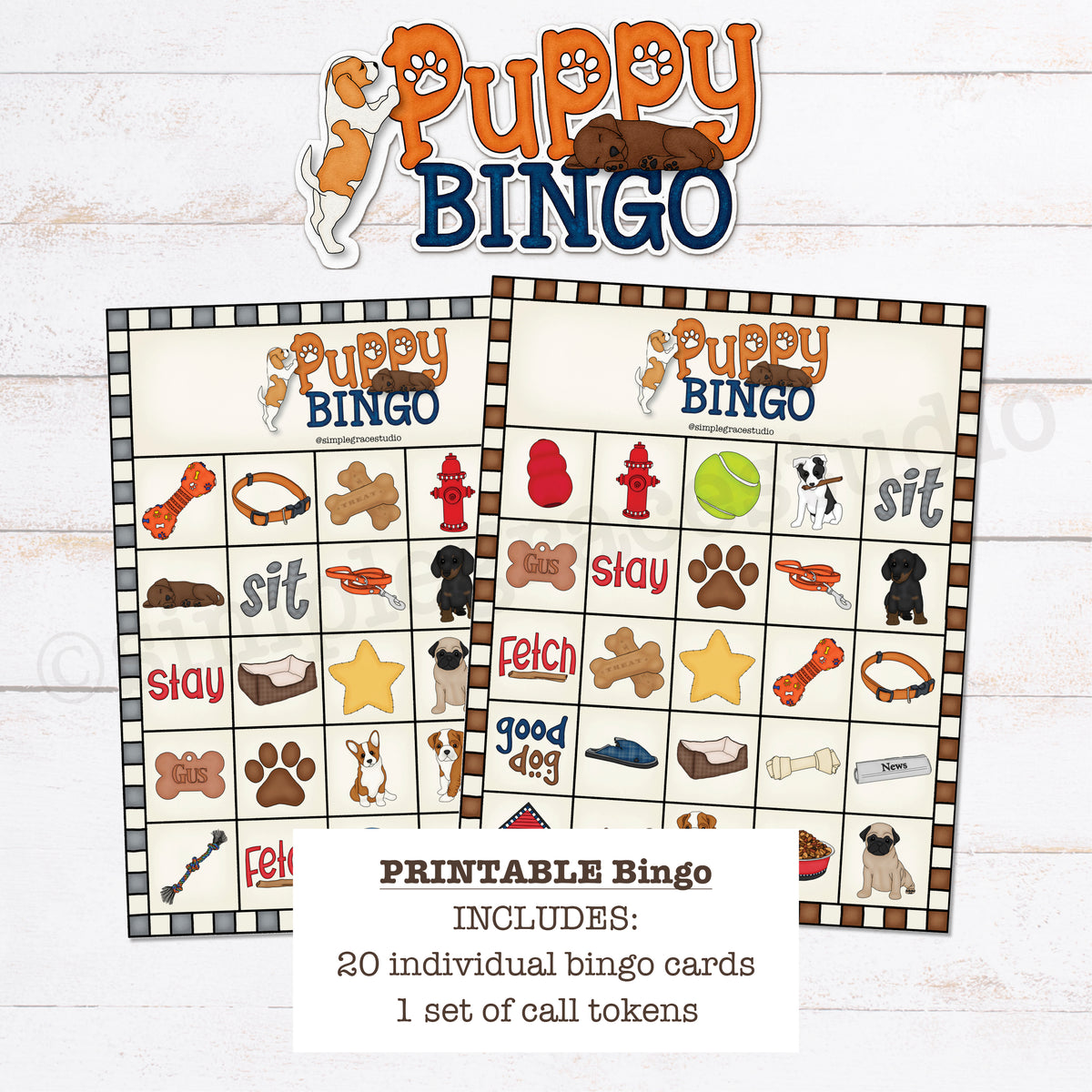 Puppy Bingo