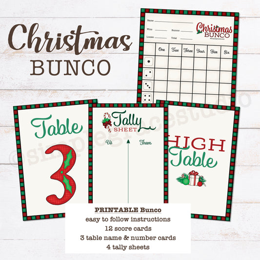 Christmas Bunco