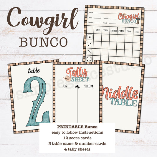 Cowgirl Bunco