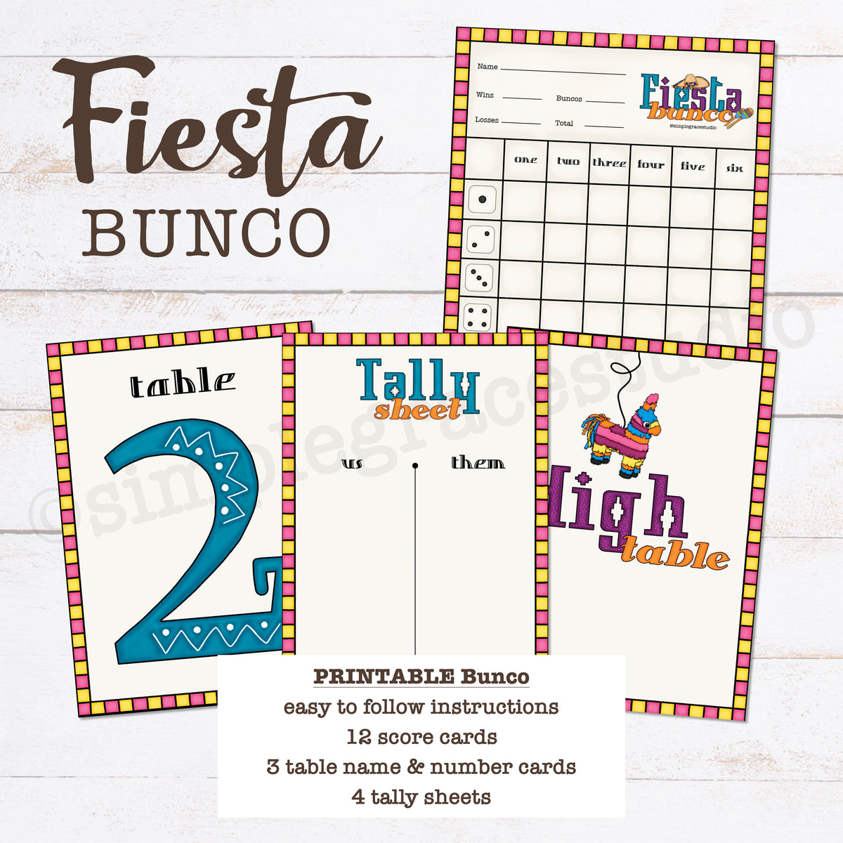 Fiesta Bunco