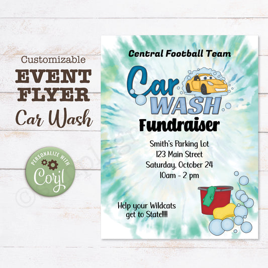 Car Wash Fundraiser Flyer