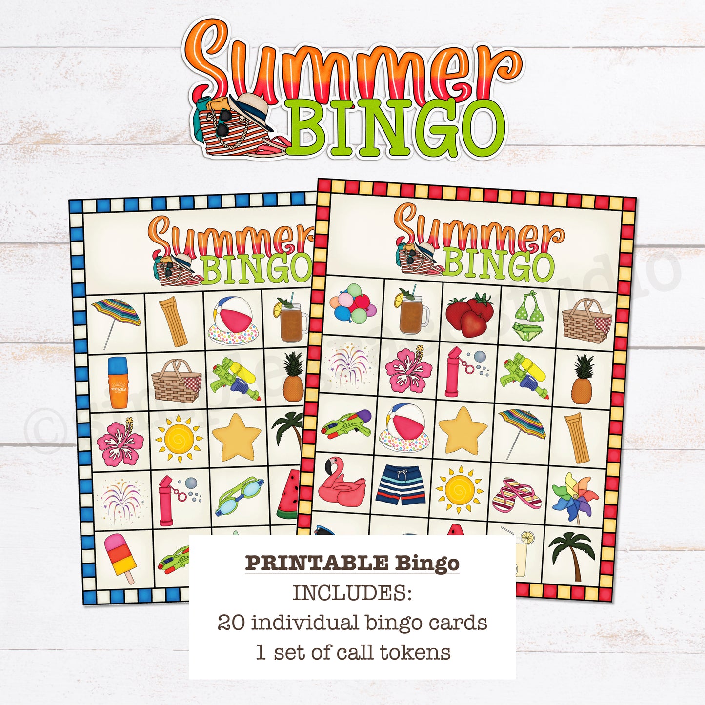 Summer Bingo Game