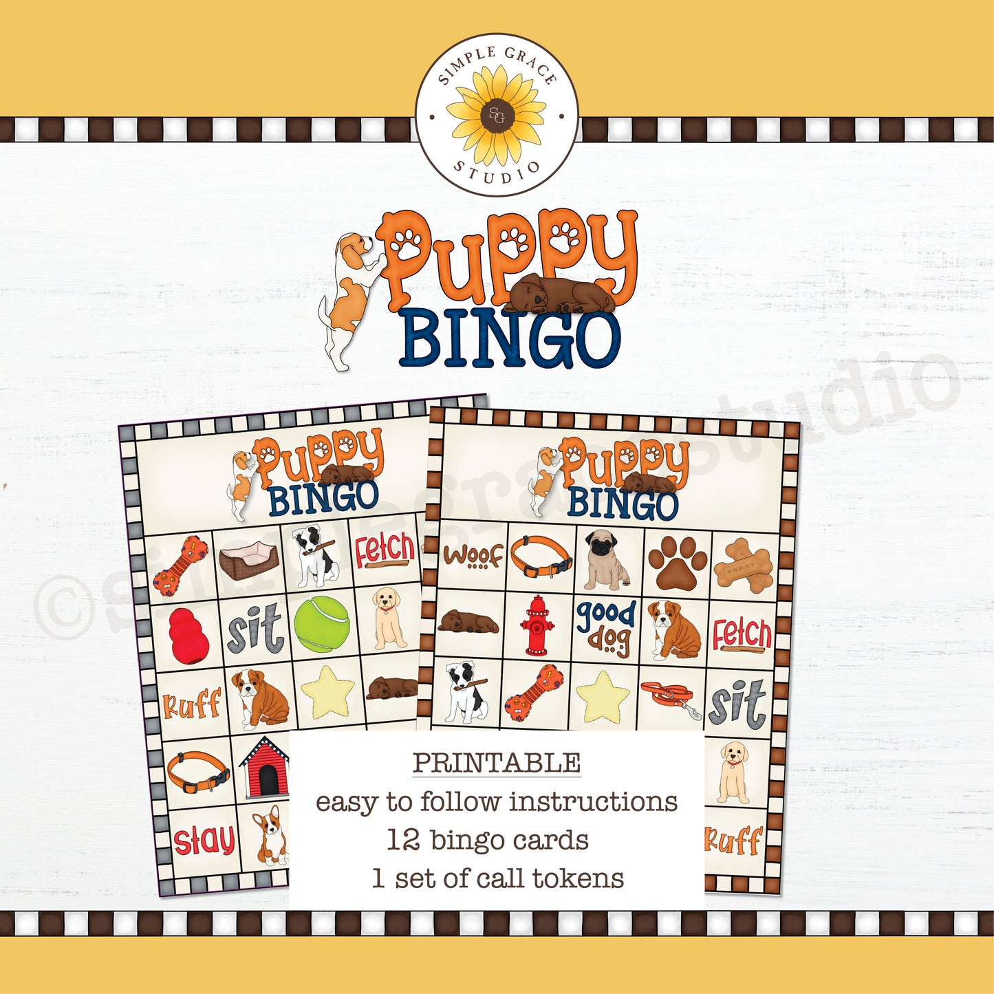 Puppy Bingo