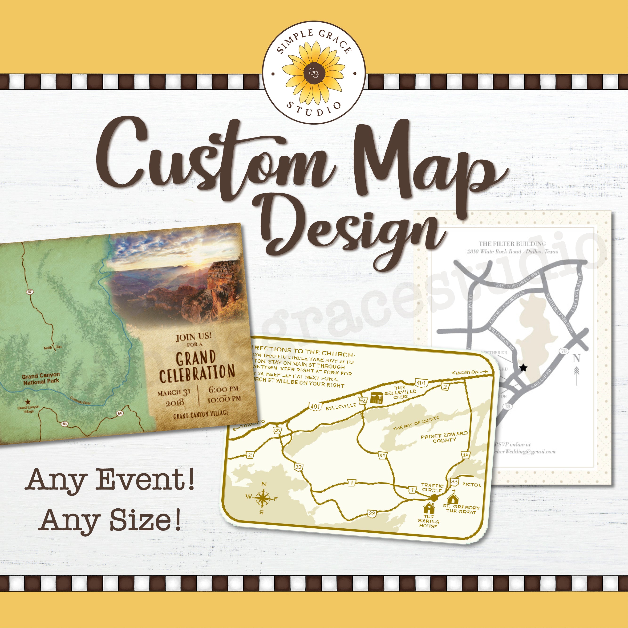 Custom Map Design – SimpleGraceStudio