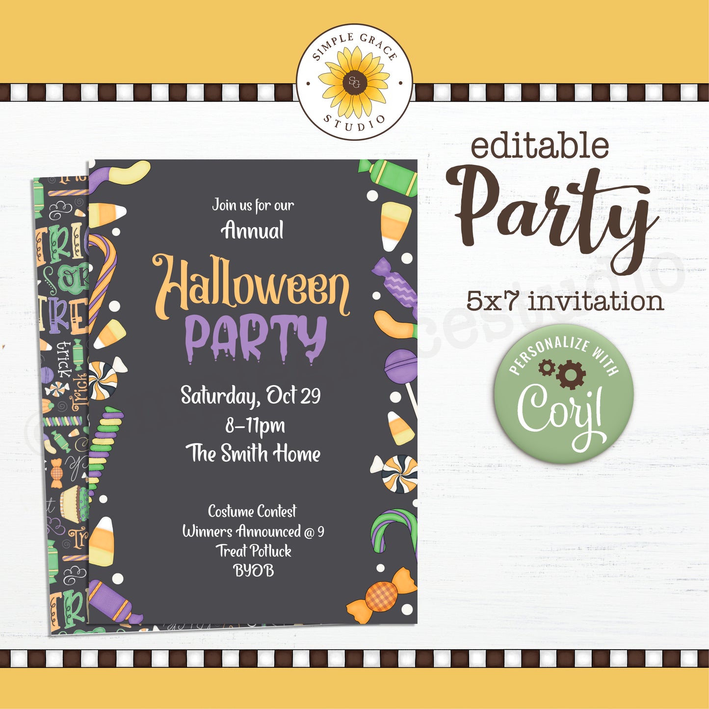 Halloween Party Invitation