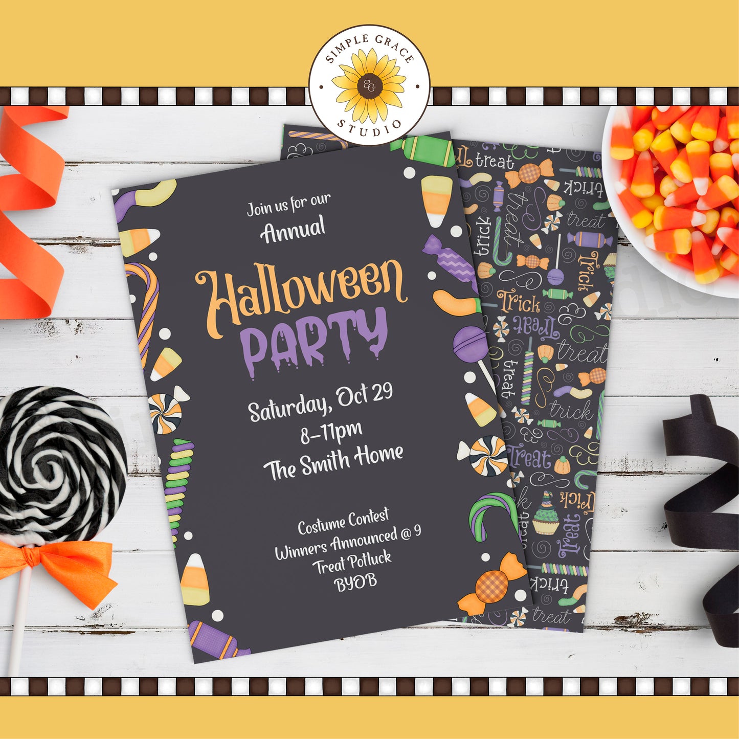 Halloween Party Invitation