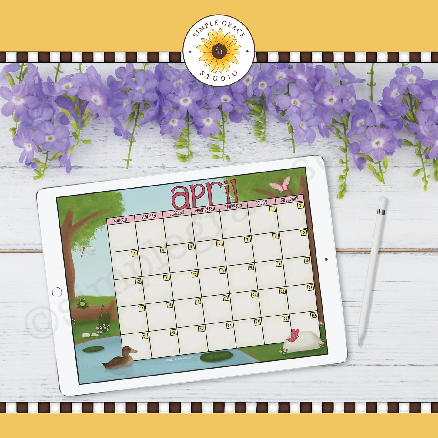 Printable Calendar Page